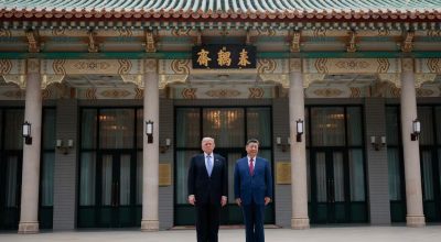 Xi diz em banquete que relação entre EUA e China é a mais importante do mundo, e Trump fala em troca 'positiva e construtiva'; SIGA