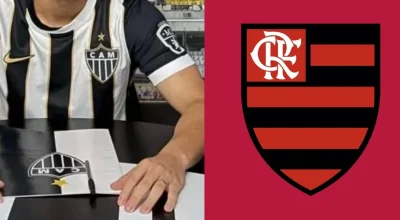 Atlético-mg oficializa contratação de volante revelado pelo Flamengo