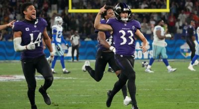 Baltimore Ravens superam Dallas Cowboys em final eletrizante no Maracanã