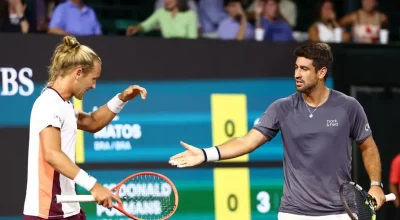 Brasileiros Rafael Matos e Orlando Luz garantem vaga na semifinal do ATP de Cincinnati
