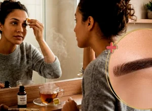 Chá preto como alternativa natural para tonalizar sobrancelhas e disfarçar falhas
