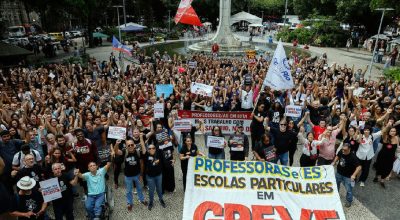 Docentes da rede privada do Rio iniciam paralisação de 24 horas por reajuste e melhorias
