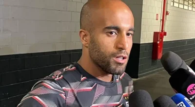 Lucas Moura evolui na recuperação e São Paulo projeta retorno antecipado