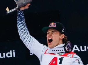 Lucas Pinheiro inicia temporada com vitória no slalom gigante na Áustria