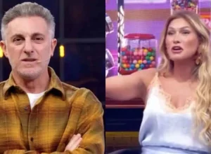 Luciano Huck reage com bom humor após ser comparado a elefante-marinho por Lívia Andrade