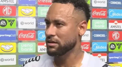 Neymar intensifica recuperação no Santos e mira retorno aos gramados em outubro