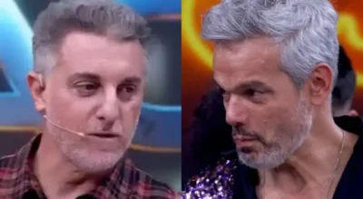 Otaviano Costa se emociona ao ouvir pedido de Luciano Huck sobre seu futuro na TV
