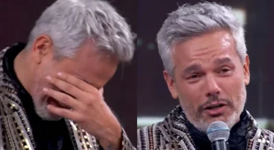 Otaviano Costa se emociona com elogio de jurado no Dança dos Famosos