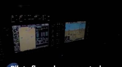 Piloto registra momento em que laser é apontado para aeronave em voo noturno sobre Minas Gerais