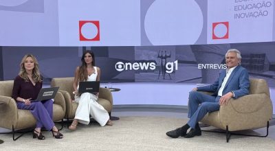 veja AO VIVO entrevista com g1 e GloboNews a partir das 14h
